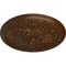 Ekena Millwork Luton Ceiling Medallion (Fits Canopies up to 3 1/2"), Hand-Painted Root Beer Crackle, 21"OD x 2"P CM21LURBC - alternate 2